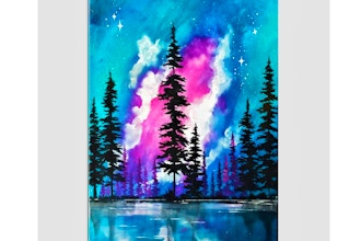 Paint Nite: Galaxy Forest Lake